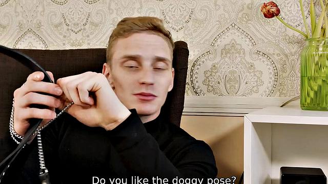 Sex with the Russian tutor is a good way for stud to boost mood