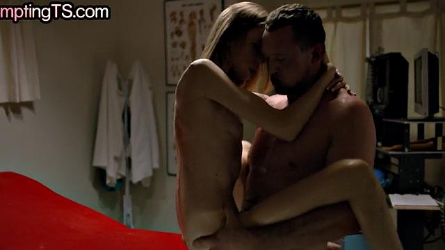 Super skinny TS babe rimmed and by doctor