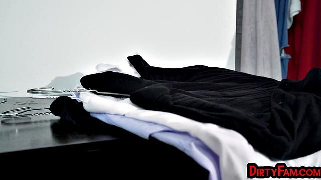 Stunning Stepmom and Daughter 3some