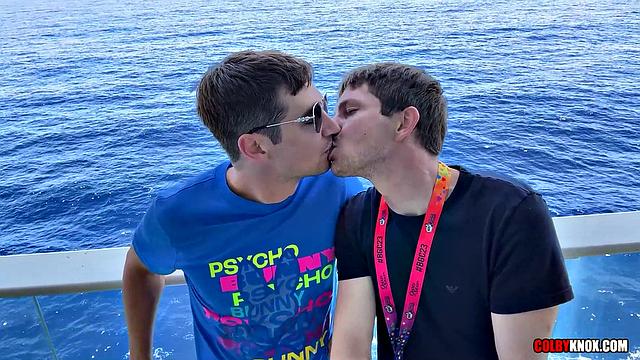 Colby and Mickey go on a Boat Cruise