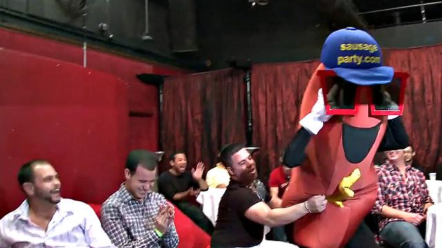 Party stripper sucked by guests