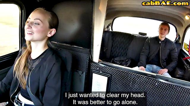 Amateur taxi driver gets pussy drilled
