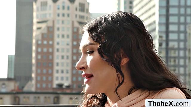 American big cock bareback fucks curly-haired TS