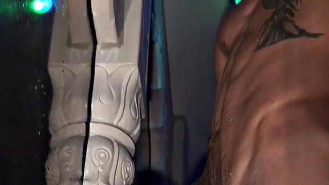 Amateur guys enjoy anal and BJ on indoor swimming pool