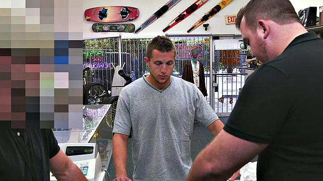 Amateur gaypawn assfucked in office by lucky owner