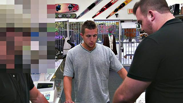 Amateur gaypawn assfucked in office by lucky owner