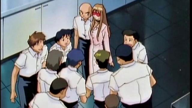 Hot student with big tits and bald pussy goes wild on teacher's lap