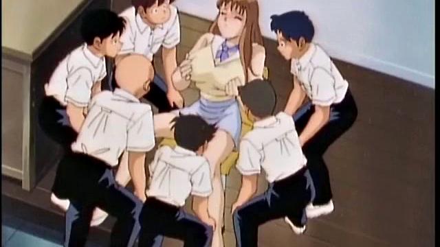 Hot student with big tits and bald pussy goes wild on teacher's lap