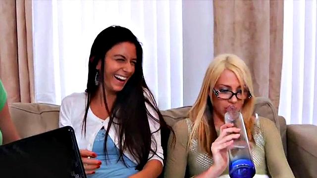 Real femdom using strapon