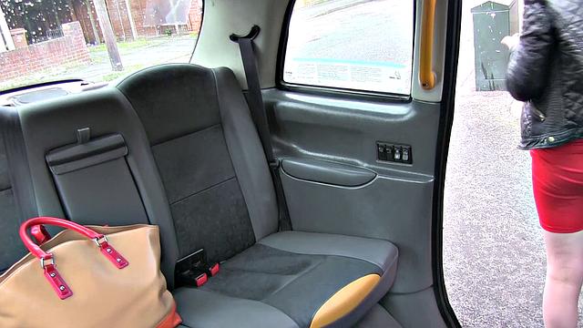 Blonde passenger offers deepthroat BJ for taxi fare and a hot ride