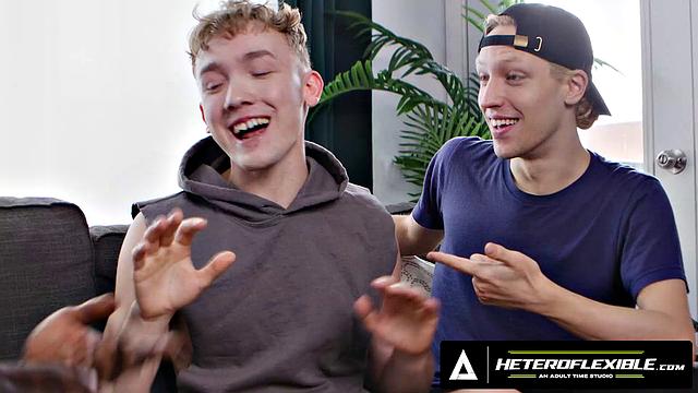 HETEROFLEXIBLE - Dude, We're NOT Gay! Troy River & Ezrah Mahomes TRY To Convince Harrison