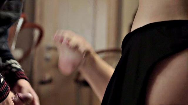 Naughty Christmas surprises with a threesome and cowgirl action