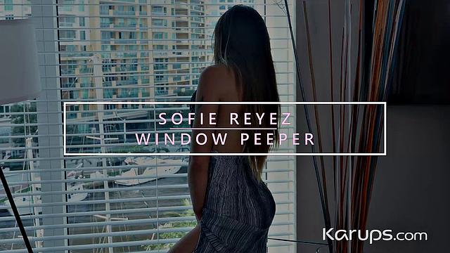 sofi reyez rides a thick cock hard and moans for more