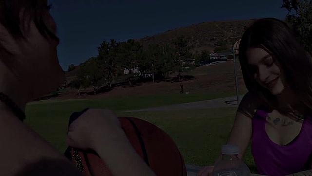 Britney Blue goes lesbian after basketball play