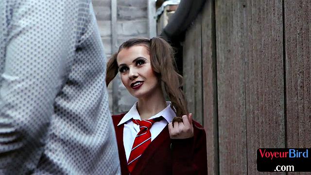 Lingerie roundass voyeur teasing