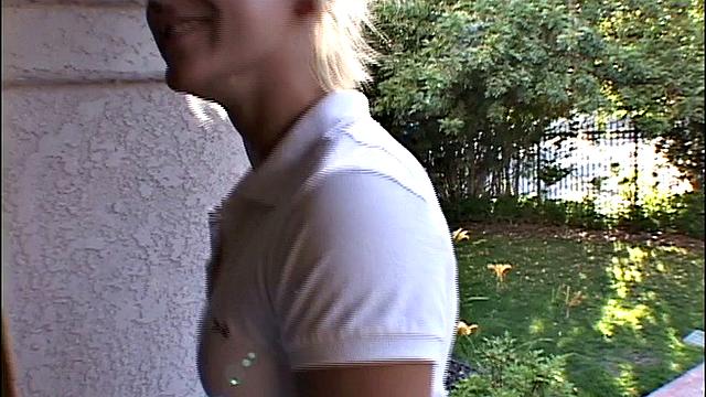 Little Summer peeing with her BFF