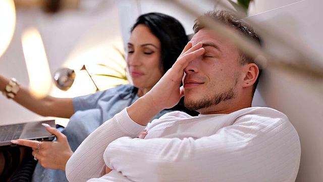 Stunning MILF drilled by her lover