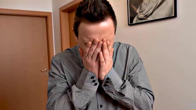 HUNT4K. Best friend sneaks into the pussy of buddy's GF in front of him