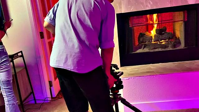 Amateur BTS les 3some pussyeating and strapon sex