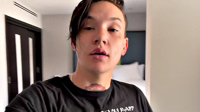 Amateur BTS les 3some pussyeating and strapon sex