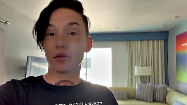 Amateur BTS les 3some pussyeating and strapon sex