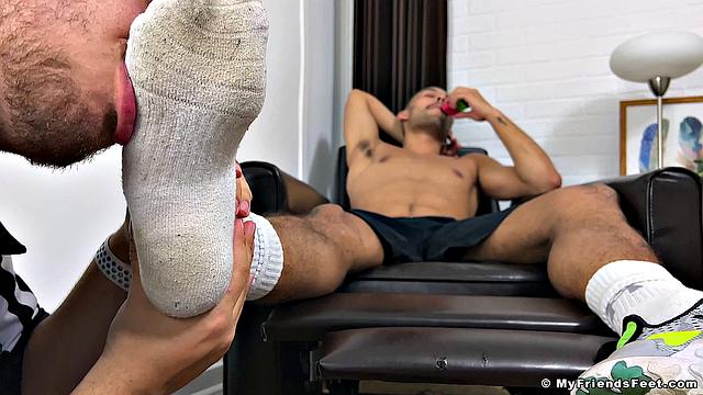Luca's Feet Get Worshiped - Luca