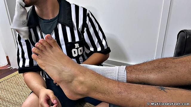 Luca's Feet Get Worshiped - Luca