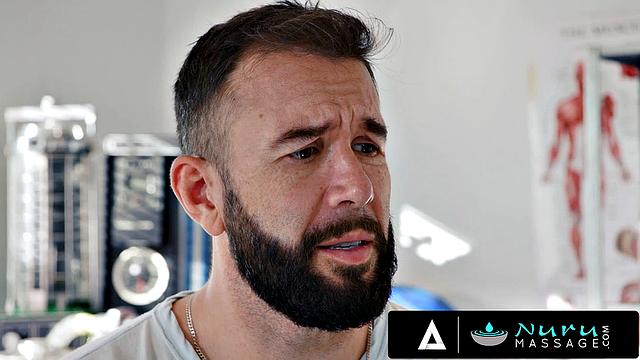 NURU MASSAGE - Sexy And Naughty Doctor Fucks His Client For His Own Good