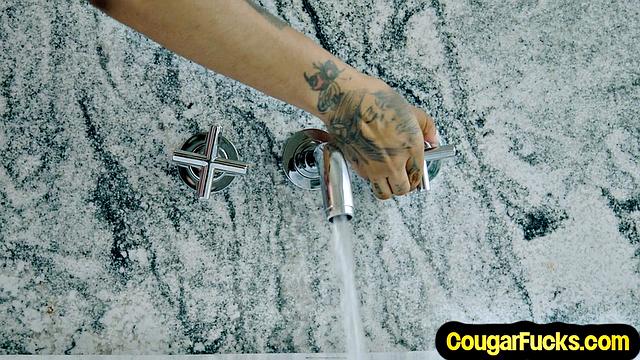 Cockhungry hugetitted cocksucking