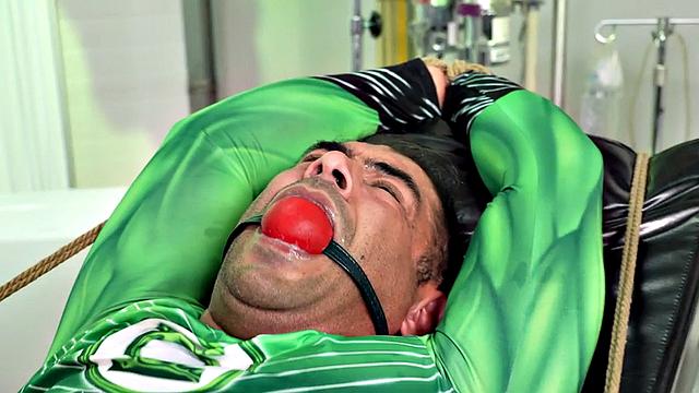 BDSM crossdresser barebacked in infirmary after machine