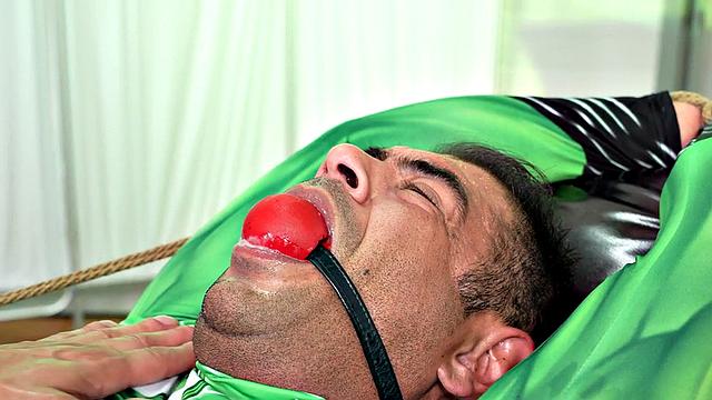 BDSM crossdresser barebacked in infirmary after machine