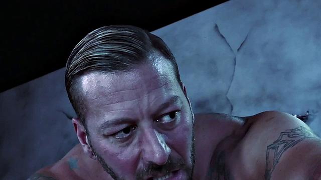 Athletic bottom spitroasted by doctor before in trio