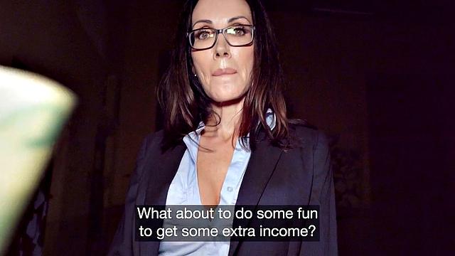 Picked up teacher got outdoor cuntfucked in POV