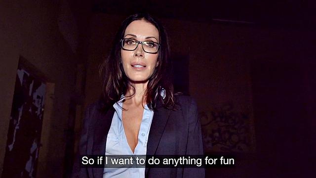 Picked up teacher got outdoor cuntfucked in POV