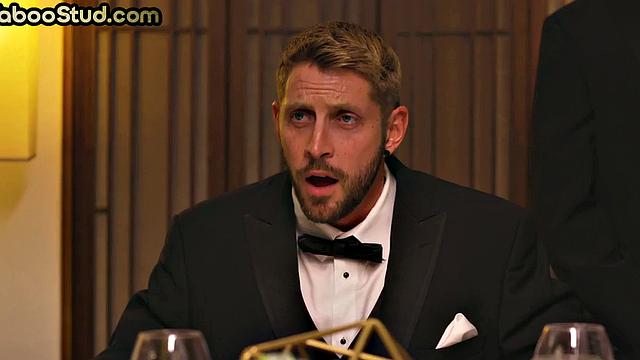 Weird bottom studs in taboo stepfamily orgy