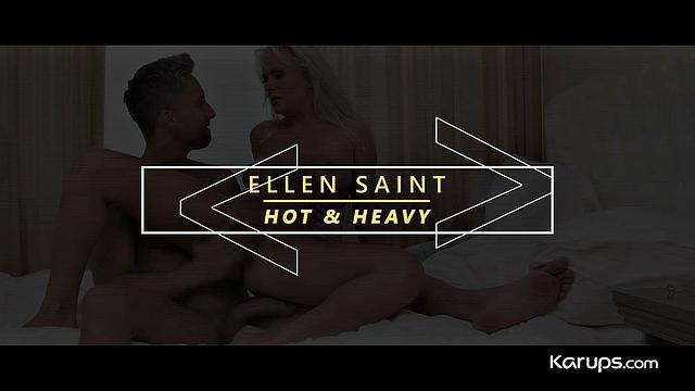 ellen saint gets pounded hard in a passionate straight scene