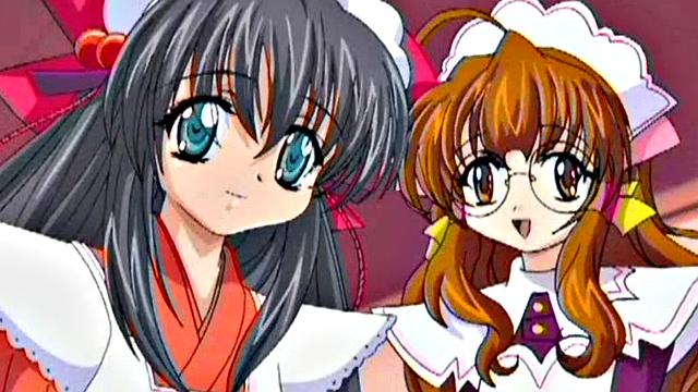 Master fingers his filthy anime teens