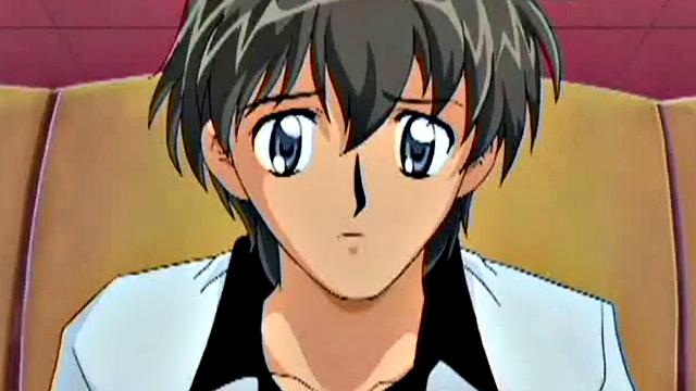 Master fingers his filthy anime teens