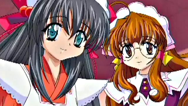 Master fingers his filthy anime teens