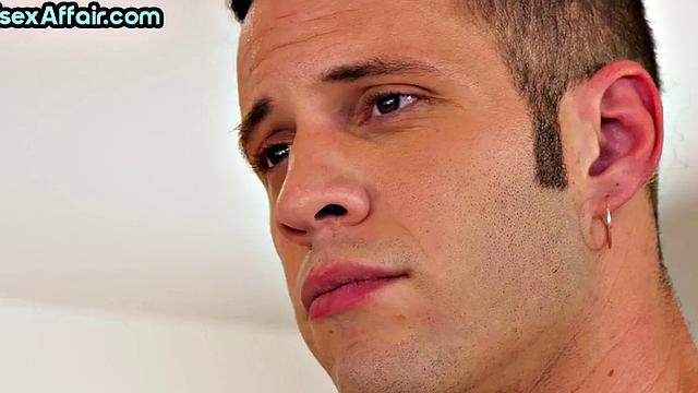 Stunning bisex babe doggystyled while sucking in 3some