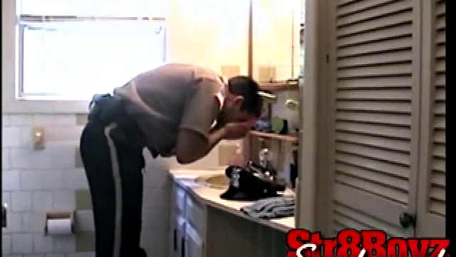 Sucking Straight Cop Zack