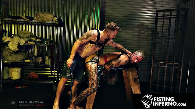 FistingInferno - Tatted Ryan Sebastian Fucked