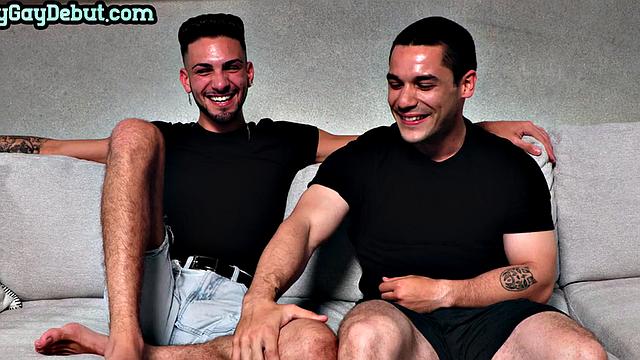 Cumming debut stud gets fucked on casting by amateur inked top