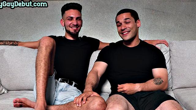 Cumming debut stud gets fucked on casting by amateur inked top