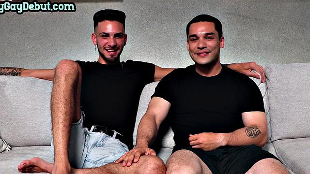 Cumming debut stud gets fucked on casting by amateur inked top