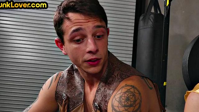 Sporty jocks in anal bareback training