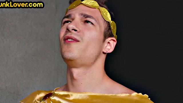 Sporty jocks in anal bareback training