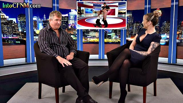 Cumthirsty babe gets facial