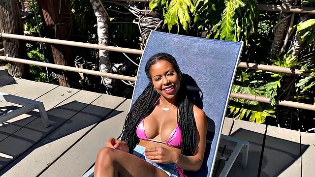 Covering Kira With Cum