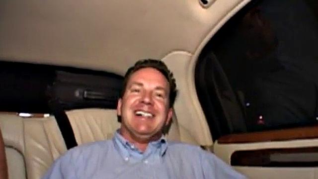 slut sucking dick in the back of car